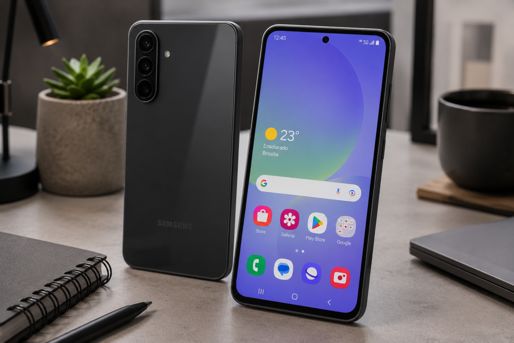 Samsung Galaxy A36 5G com tela Super AMOLED de 6,7 polegadas