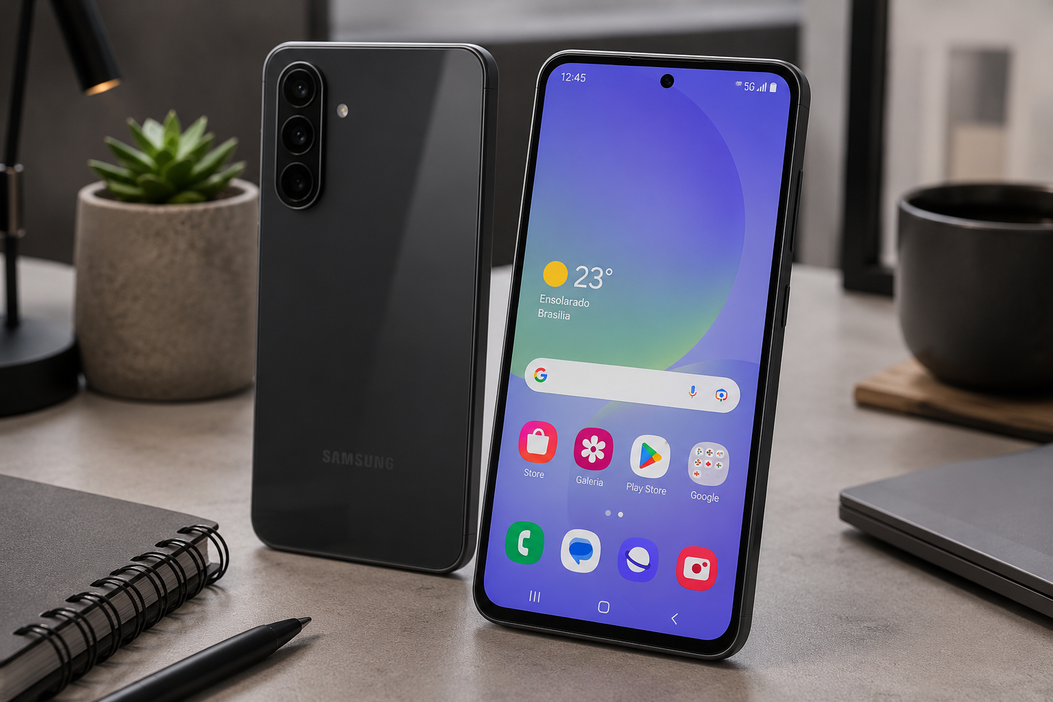 Samsung Galaxy A36 5G com tela Super AMOLED de 6,7 polegadas