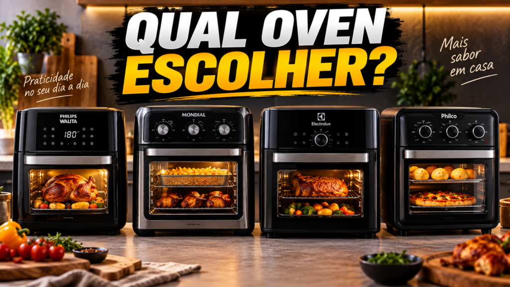 Melhores air fryers oven para diferentes tipos de uso
